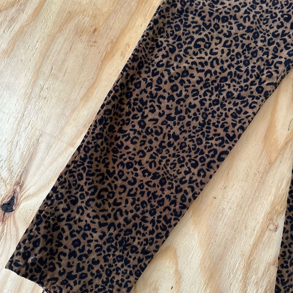 Jones New York Sport Leopard Corduroy Pants 8 - Picture 4 of 8